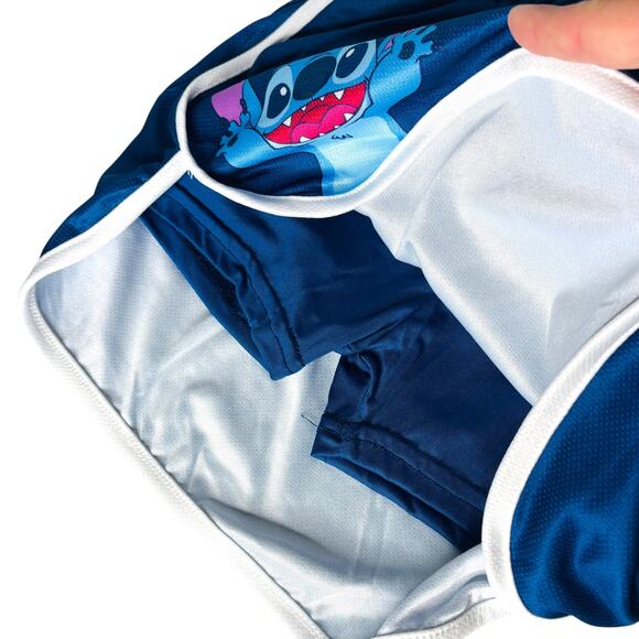 Disney Stitch Skort Set Navy Blue and Light Blue Size 6 - Picture 4 of 9